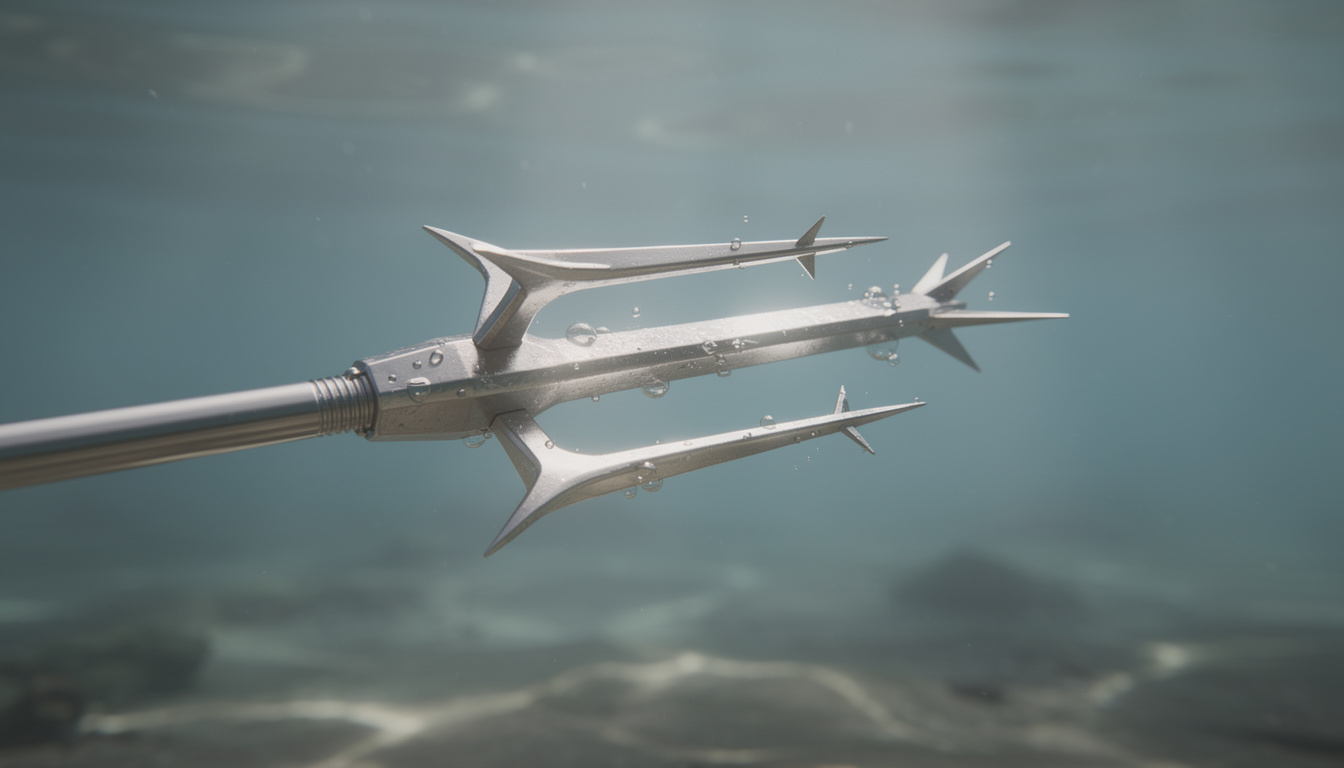 découvrez notre trident 5 pointes en inox, idéal pour flèche de pêche sous-marine. résistant et performant, il assure une meilleure efficacité lors de vos expéditions aquatiques.